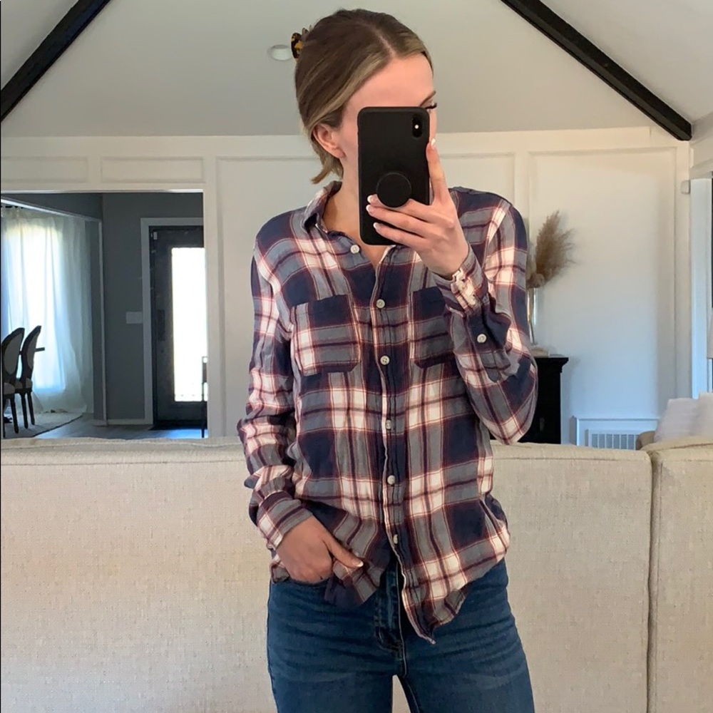 Boyfriend fit button down